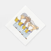 Church Choir Singing Napkins Servet (Hoek)