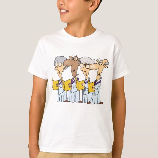 Church Choir Singing T-Shirt (Voorkant)