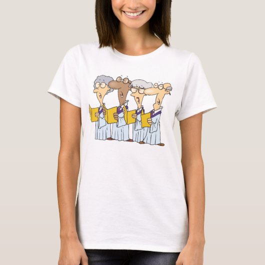 Church Choir Singing T-Shirt (Voorkant)