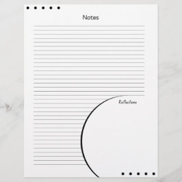 Church Christelijk Black Polka Dots Briefhoofd