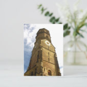Church Clock Tower - Stuttgart, Duitsland Briefkaart (Staand voorkant)
