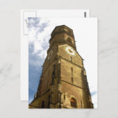 Church Clock Tower - Stuttgart, Duitsland Briefkaart (Voorkant / Achterkant)