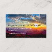 Church Combination Prayer and Visitekaartjes (Voorkant)