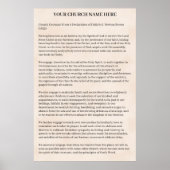 Church Covenant  Poster (Voorkant)