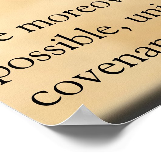 Church Covenant Poster (Hoek)
