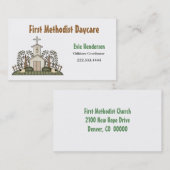 Church Daycare Visitekaartje (Voorkant / Achterkant)