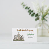 Church Daycare Visitekaartje (Staand voorkant)