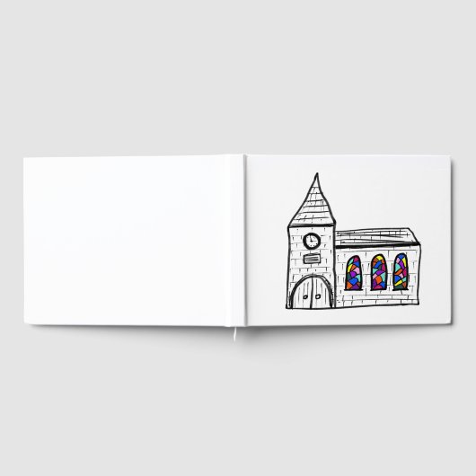 Church Design Weddenschap Book Gastenboek (Volledig)