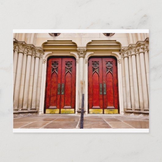 Church Doors Briefkaart (Voorkant)