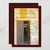 Church Doors Kaart (Voorkant / Achterkant)