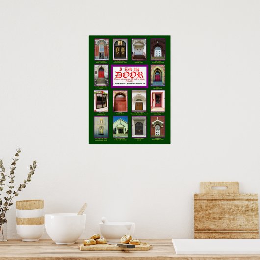 Church Doors of Carobligale & Simpson, PA (2009) Poster (Keuken)