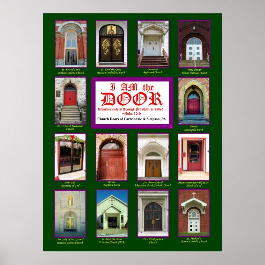 Church Doors of Carobligale & Simpson, PA (2009) Poster (Voorkant)