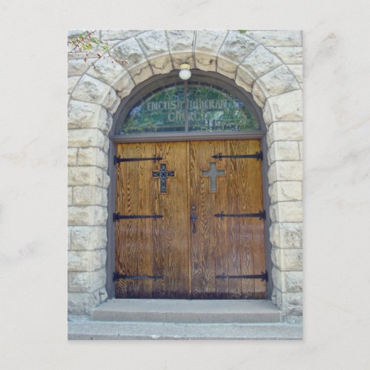 Church Doorway Briefkaart (Voorkant)
