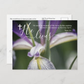 Church Easter Invitation Briefkaart (Voorkant / Achterkant)