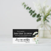 Church Event Flyer John 15:12 Love One Visitekaartje (Staand voorkant)