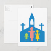 Church Family Briefkaart (Voorkant / Achterkant)
