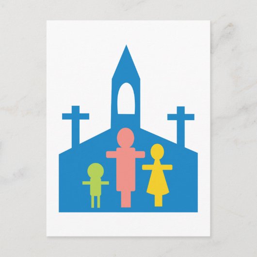 Church Family Briefkaart (Voorkant)