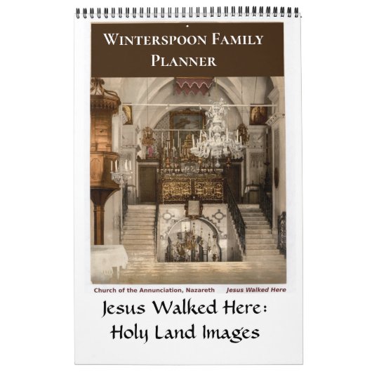 Church Family Holy Land Planner Kalender (Hoes)