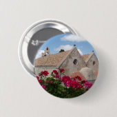 Church Flowers Button (Voorkant /achterkant)