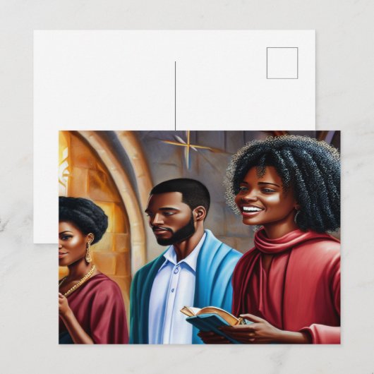 Church Folks 2 Christelijk Art Briefkaart (Voorkant / Achterkant)