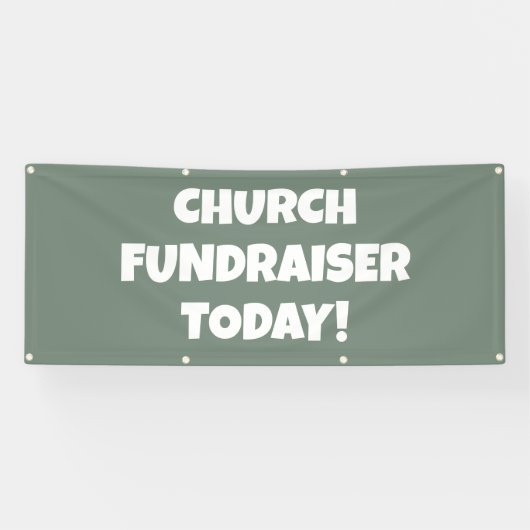 Church Fundraiser Today Banner (Horizontaal)