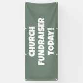 Church Fundraiser Today Banner (Verticaal)