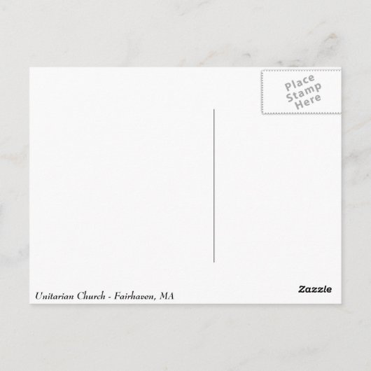 Church Gargoyle Briefkaart (Achterkant)