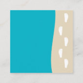 Church gelooft dat presentatiekaarten vierkante visitekaartje (Achterkant)