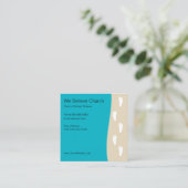 Church gelooft dat presentatiekaarten vierkante visitekaartje (Staand voorkant)