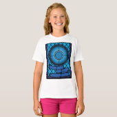 Church Glas in lood Window T-Shirt (Voorkant volledig)