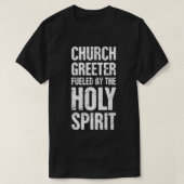 Church Greeter Christelijke Kerk Greeter T-shirt (Design voorkant)