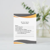 Church Guest Connect Kaart (Staand voorkant)