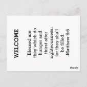 Church Guest Connect Kaart (Achterkant)