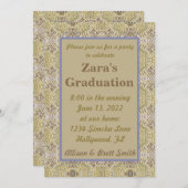 Church in Auvers Graduation Invitation Kaart (Voorkant / Achterkant)