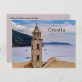 Church in Dubrovnik Croatia Briefkaart (Voorkant / Achterkant)