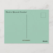 Church in Upernavik Greenland Briefkaart (Achterkant)