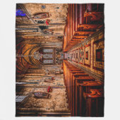 CHURCH INTERIOR FLEECE DEKEN (Voorkant)