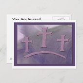 Church Invitation Briefkaart (Voorkant / Achterkant)