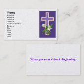 Church Invitation Visitekaartje (Voorkant / Achterkant)