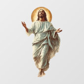 Church Jesus Christ Religious Art Raamsticker (Vel)