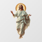 Church Jesus Christ Religious Art Raamsticker (Vel)