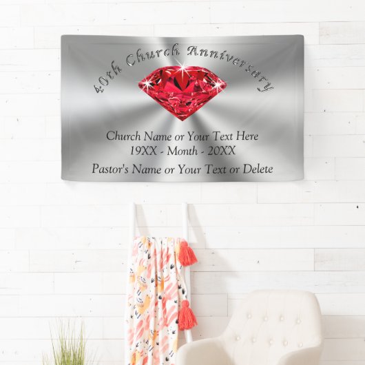 Church Jubileum Banner of Your Celebration (Insitu)