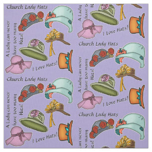 Church Lady Petten op Lavendel Herb Stof
