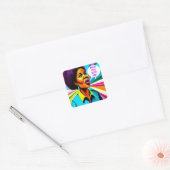Church Lady Walk by Faith Art sticker (Envelop)