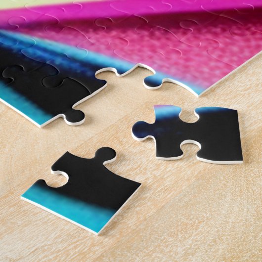 Church Lady Walk naar Faith Art Puzzle Legpuzzel (Zijkant)