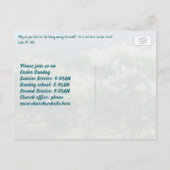 Church Mailer Easter Service Invitation Uitnodiging Briefkaart (Achterkant)