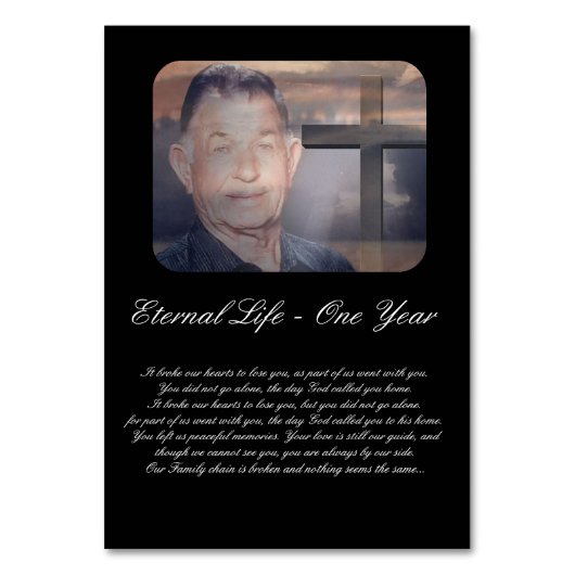 Church Memorial Jubilea Order of Service Kaart (Voorkant)