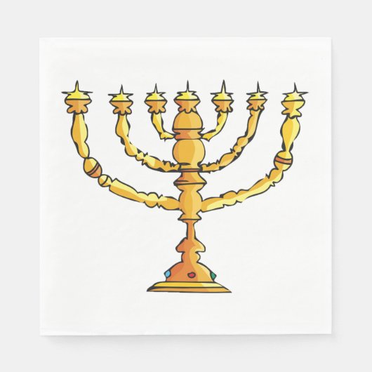 Church Menorah Servet (Voorkant)