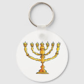 Church Menorah Sleutelhanger (Voorkant)
