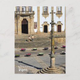 Church Morning Viseu Portugal Briefkaart